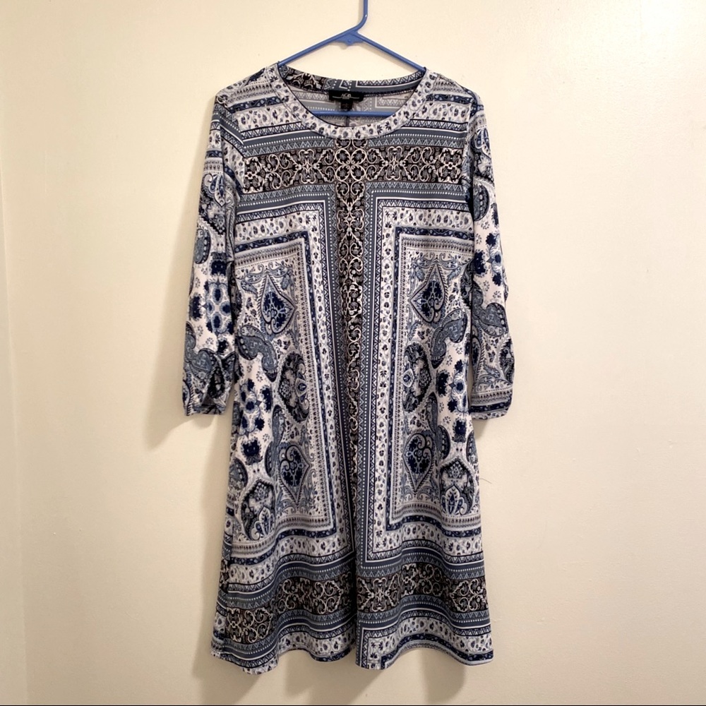 ABG Dress beautiful colorful design 3/4 sleeeves